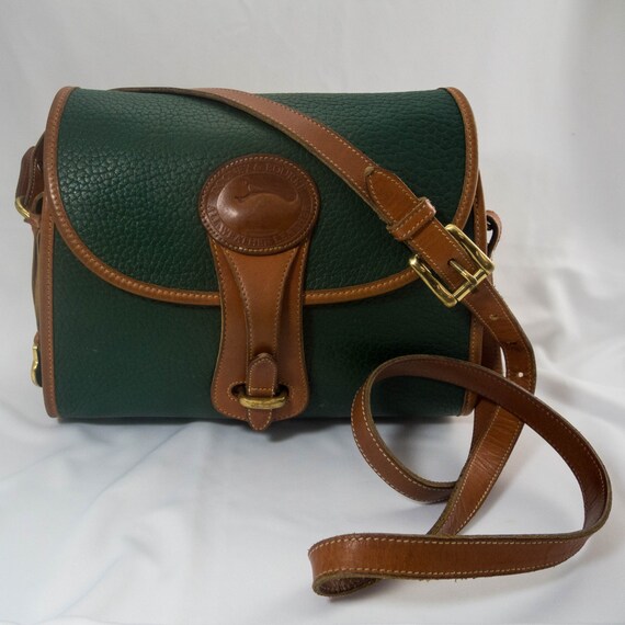 Dooney & Bourke Vintage Essex All Weather Leather Green And