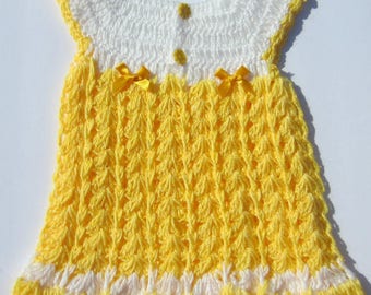Crochet dress baby | Etsy
