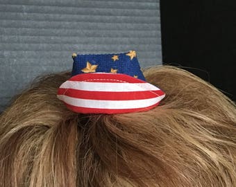 Mini Nurse Hat - Patriotic Stars and Stripes