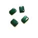 Genuine Malachite Gemstone Beads , Malachite Rectangle Beads , 16 X 14MM , 4 Pcs