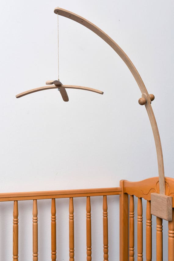Baby Crib Wooden OAK Mobile Arm Baby Mobile Stand Nursery