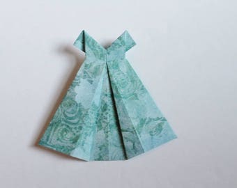 Paper art origami vintage digital upcycled & more by LkcDesign