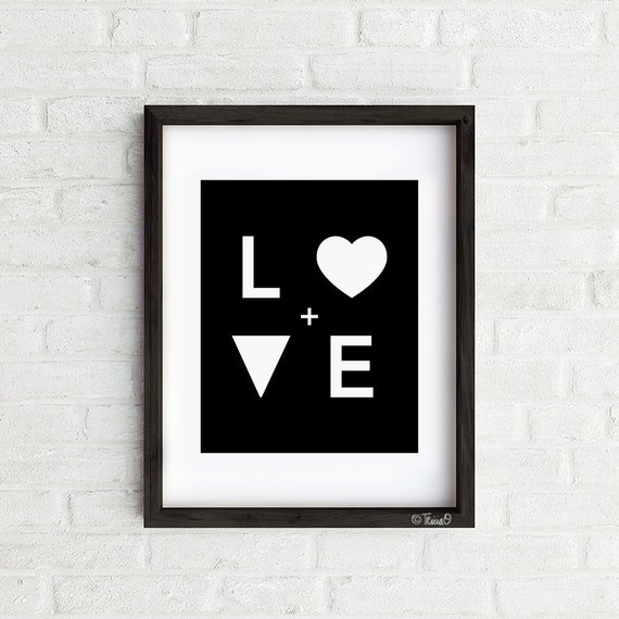 Love Letters Art Print Modern Love Wall art