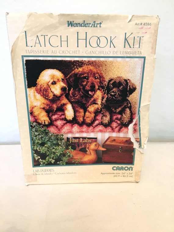 lab puppies latch hook kit Get puppy love latch hook rug kit online or find other products from featuring an adorable yellow labrador retriever puppy, this kit is sure to become the. lab puppies latch hook kit Get puppy love latch hook rug kit online or find other products from featuring an adorable yellow labrador retriever puppy, this kit is sure to become the.