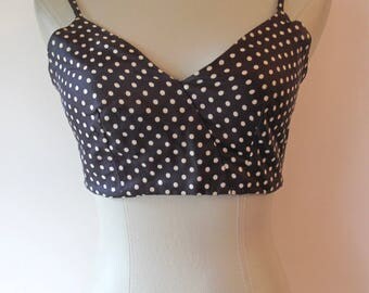 1960s Polka Dot Bralette