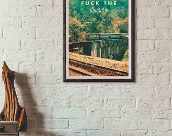 20% OFF!! The Darjeeling Limited Movie Poster - Print I - Wes Anderson Movie Poster - Vintage Style Magazine Retro Print watercolor