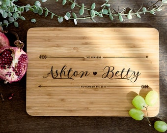 Personalized Cutting Board Personalized Custom Cutting Board Wedding Gift Cutting Board Engraved Cutting Board Anniversary Cutting Board #21