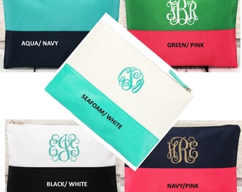 Monogrammed Pouch / BIKINI BAG/ Cosmetic Bag ! NEW