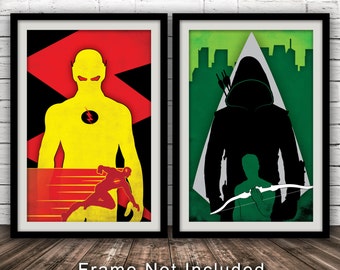 Arrow/The Flash TV Poster Bundle - Minimalist, Fan Art