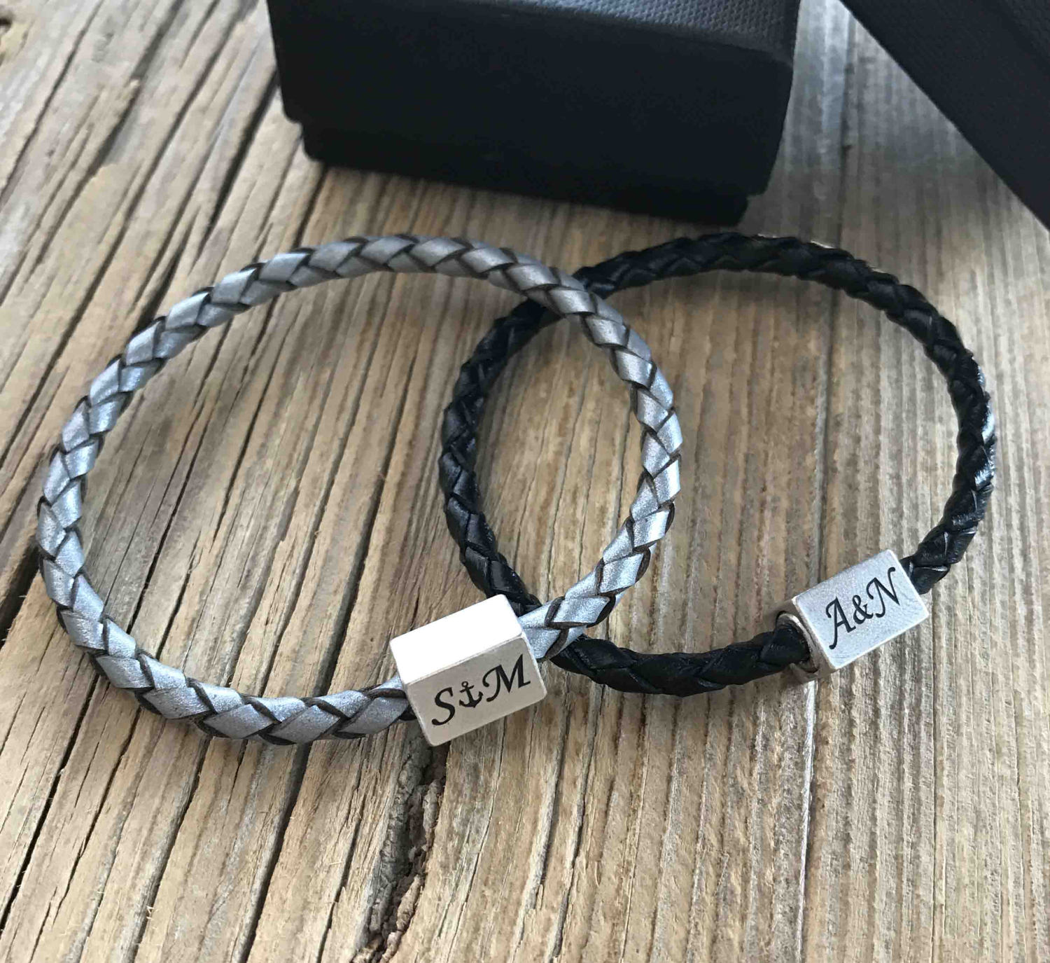 Men's Personalized Bracelet Men's Engraved Bracelet