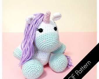 Amigurumi Unicorn - PDF Written Pattern (digital item)
