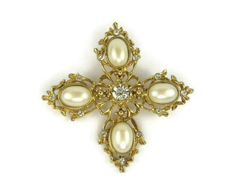 Maltese Cross Brooch