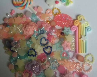Rainbow Decoden / embellishment bundle