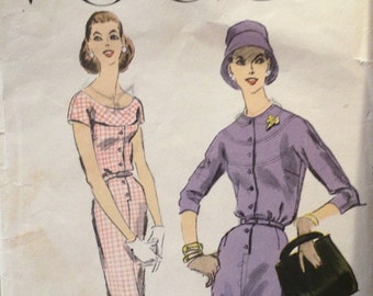 Rare 1950's Dress Pattern---Vogue 8936