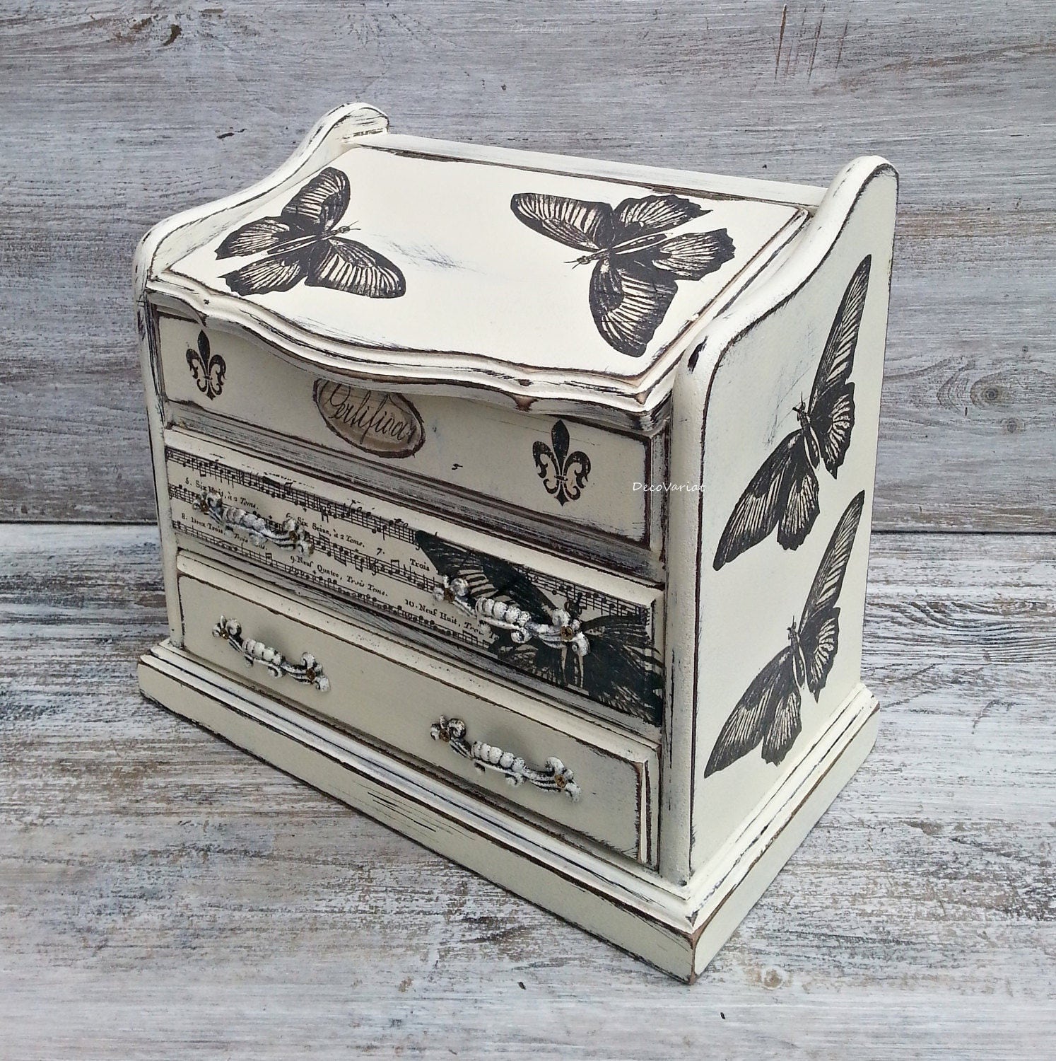 butterfly jewellery box shabby chic jewellery box up cycled butterfly jewellery box shabby chic jewellery box up cycled