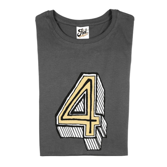 number 4 t shirt