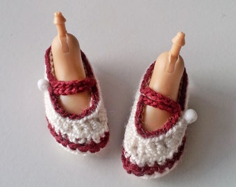 Crochet Doll Shoes 