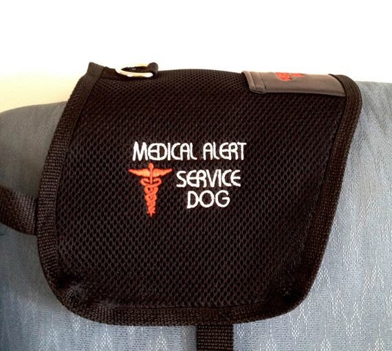 embroidered service dog vest