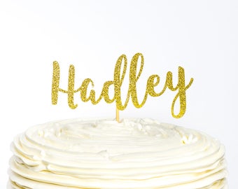 Custom Name Cake Topper, Name Cake Topper, Birthday Topper, Cake Topper, Glitter Cake Topper, Personalized Cake Topper, Custom Cake Topper