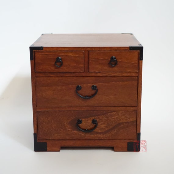 Japanese style jewelry box hand made with solid by EasternClassic