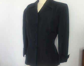 Early '40s Navy Blazer • size L