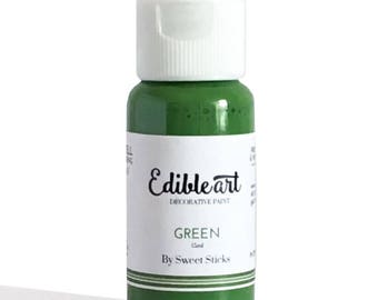 FAST SHIPPING!! Green Edible Art Paint, Edible Food Color, White Food Color, Edible Water Color