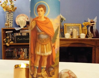 St Expedite 7 day novena candle