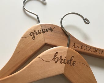 Wedding Hanger | Bride Hanger | Bridal Hanger | Wedding Dress Hanger | Bridesmaid Hangers | Personalized Hanger | Bridal Shower Gift | Bride