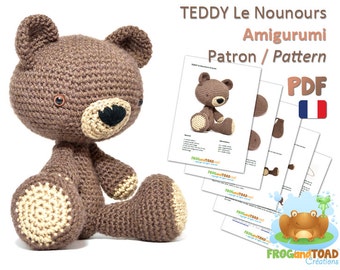 Amigurumi Crochet Nounours Patron - PDF Français