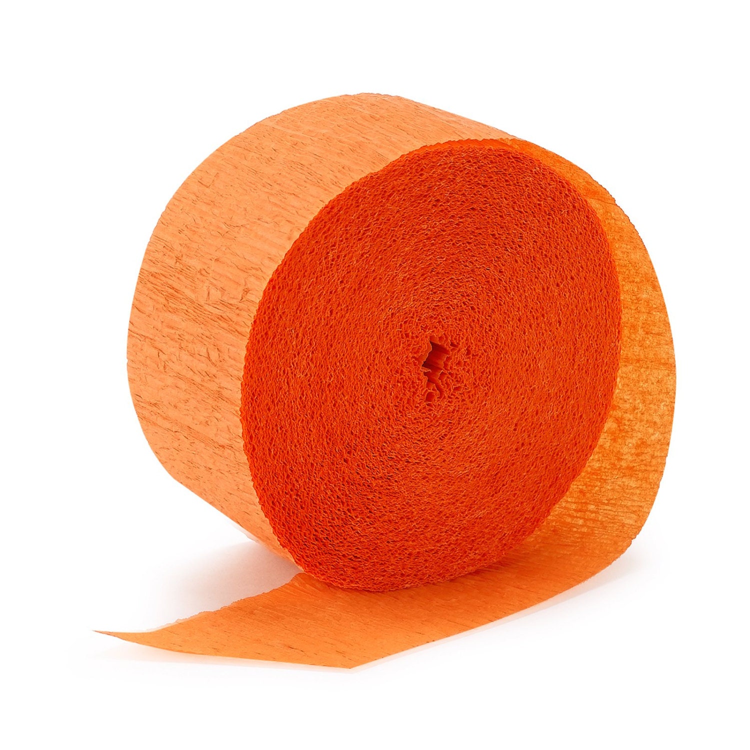 Orange Paper Streamer Orange Crepe Streamer Party Streamer