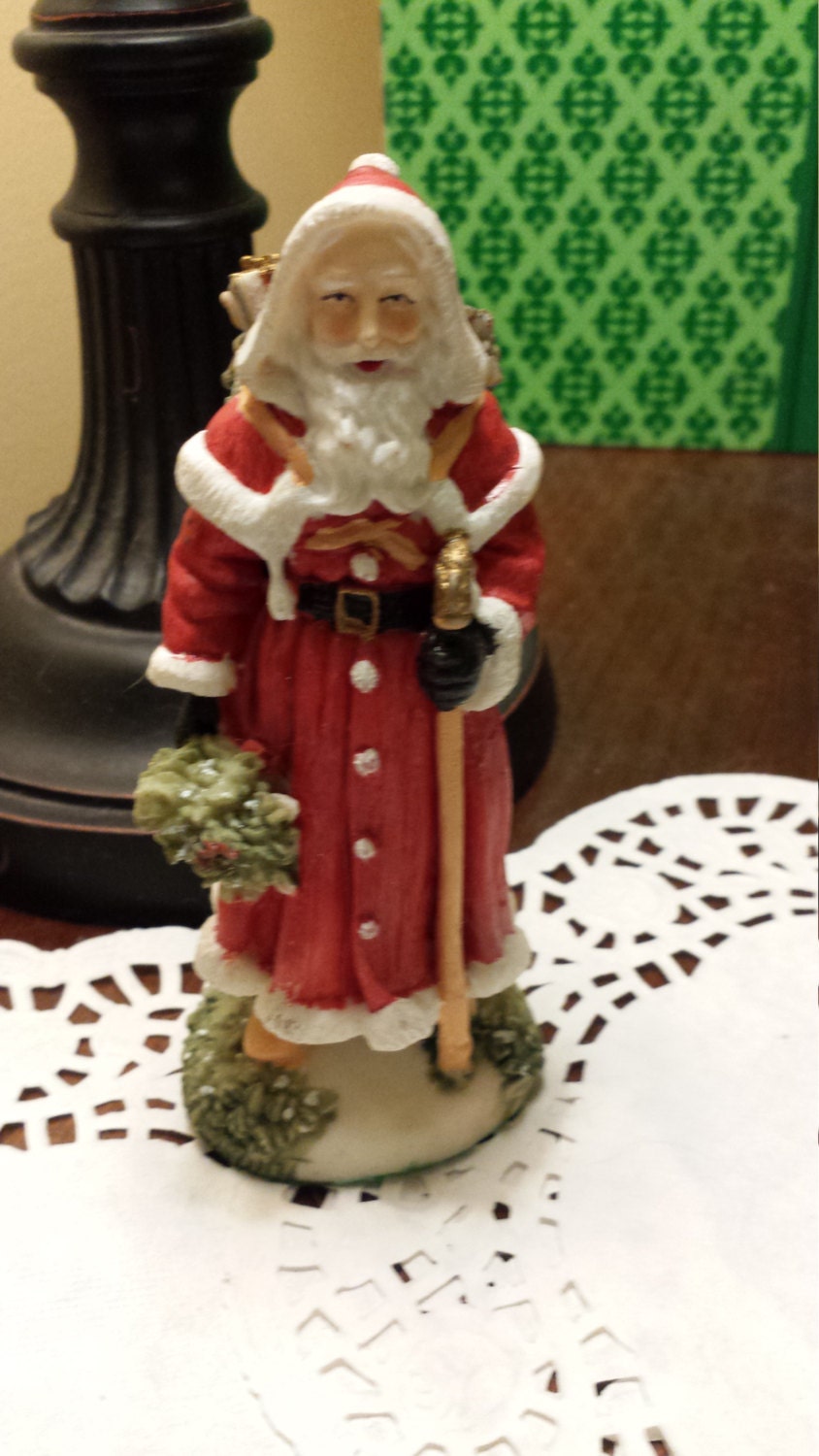 Vintage Santa Claus figurine Father Christmas by TurquoiseDreaming