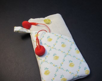 iPhone 5 case, Galaxy sleeve, Xperia case, Moto sleeve, cell phone case, Lumina wallet, floral phone, Laura Ashley vintage fabric phone case