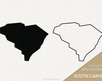 South Carolina Vector, State Clipart, SC Clip Art, South Carolina SVG, State PNG (Design 13717)
