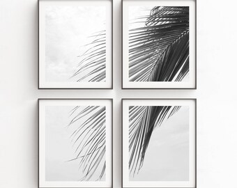 Tropical Print | Palm Leaf Print | Wall Art Print Sets | Tropical Decor
