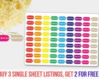 Medication Tray Stickers, Medication Tray Planner, Medication Tracker
