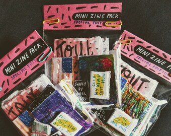 Mini Zine Pack - Small and Tiny Zines Special, Limited Edition