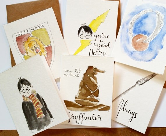 Harry Potter stationery pottermore custom notecards