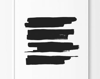 abstract black and white art