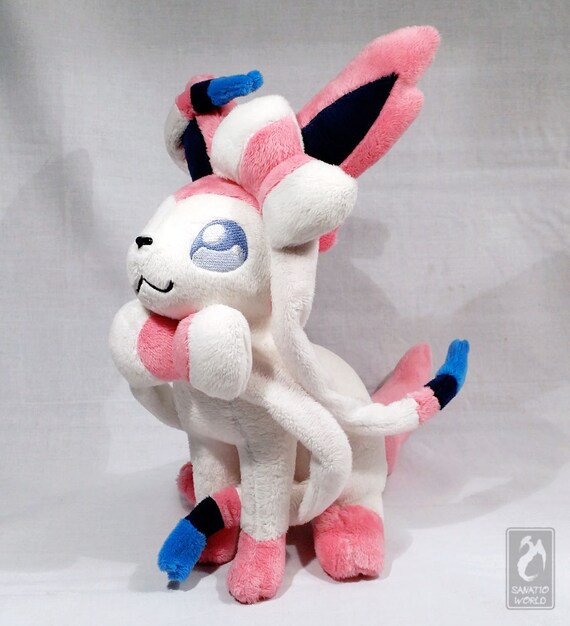 Sylveon Cute Pokemon Themed Plushie Original Handmade