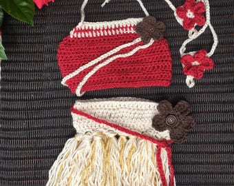 Moana inspired outfit, Baby hula outfit, hula girl, hula Photo prop, hawaii baby outfit, baby shower, moana dress, disney princess