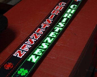 Custom Firefighter/EMS Radio Radio Strap Adjustable (Stitched)
