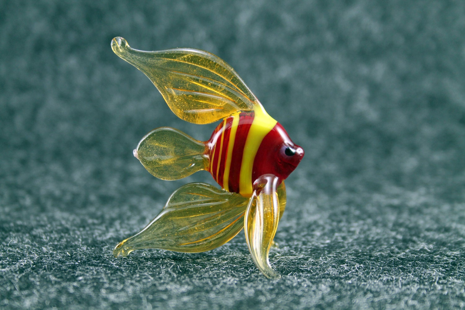 Glass Fish Figurine Fish Sculpture Fish by RussianMiniatures