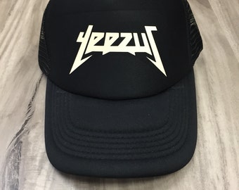 Yeezus hat kanye west (Cream- Print)