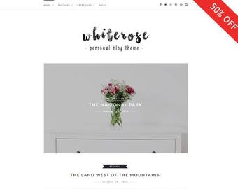 Z-White - A Personal Blog Theme -Wordpress template- Feminine wordpress theme - Responsive WordPress Theme - Fashion template