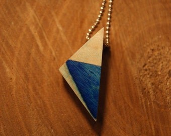 Necklace made of recycled skateboard * unique