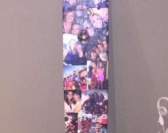 Personalized Photo Collage Shot Ski
