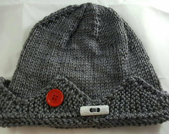 Jughead Hat, Whoopee Cap. Jughead beanie. Hand knitted and Made to Order.