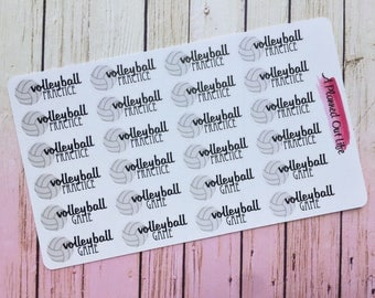 Volleyball Planner Stickers