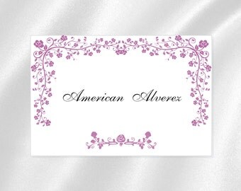 Spring place cards | Etsy