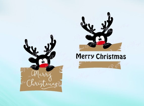 Download Merry Christmas Svg Reindeer SVG File Rudolph Svg Christmas